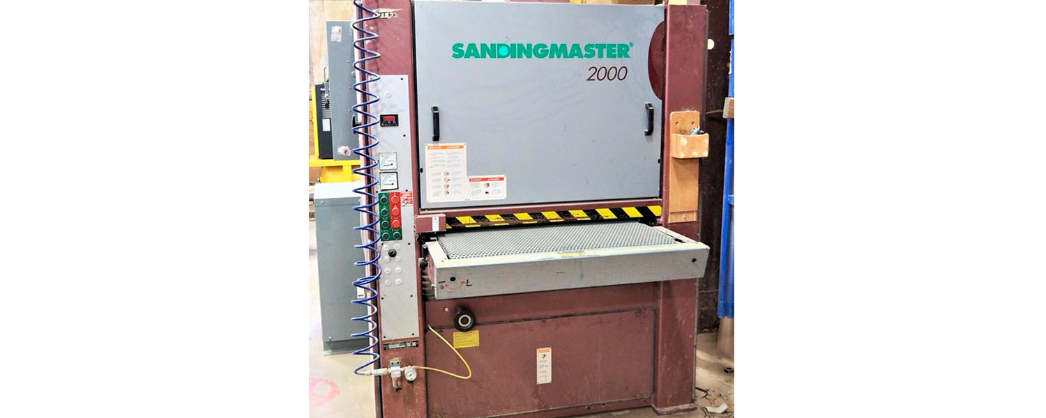 Lijadora calibradora de 2 bandas SANDINGMASTER 2000 USADA - M. Caseros